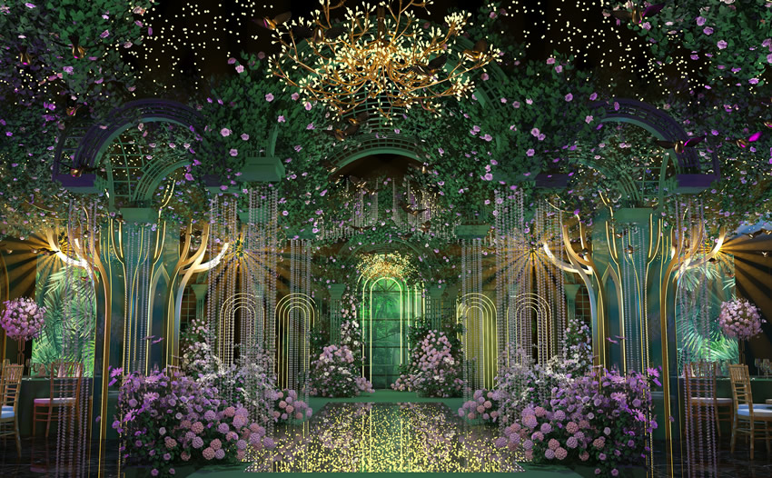 微山奇妙森林婚礼堂效果展示